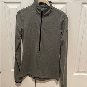 Nike Gray Quarter-Zip Pullover